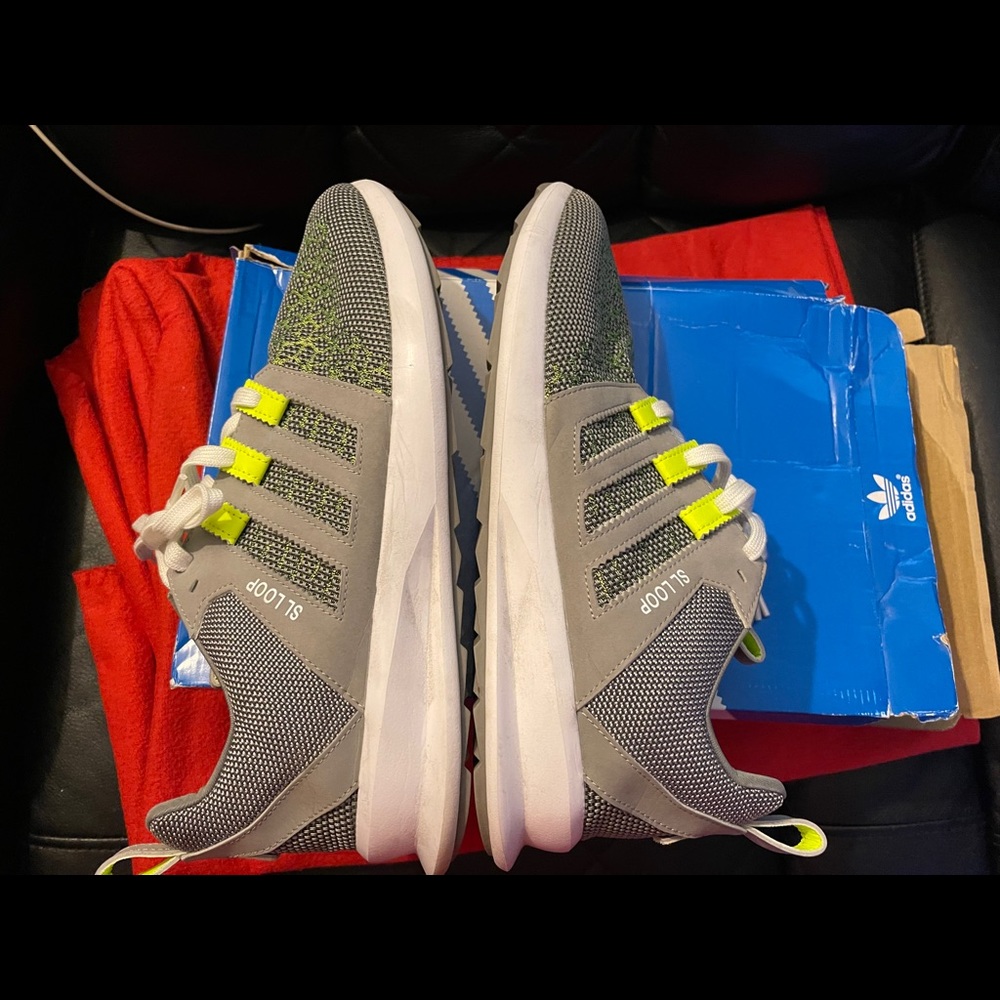 Adidas Sl Loop Size 13 Gray - image 4